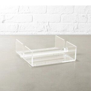 CB2 (Crate and Barrel) Acrylic Napkin Holder - New in Box